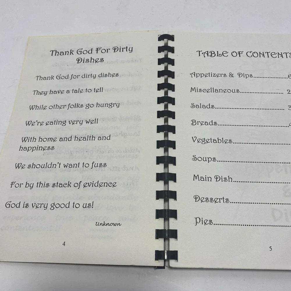 Straight from the Heart Cookbook Peggy Groce Good Spiral Bound Recipes